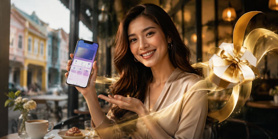 Penang mobile casino player using a smartphone for richman88 baccarat
